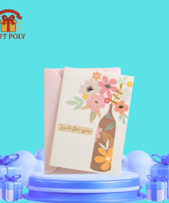 Thiệp nổi kim tuyến Giftpoly